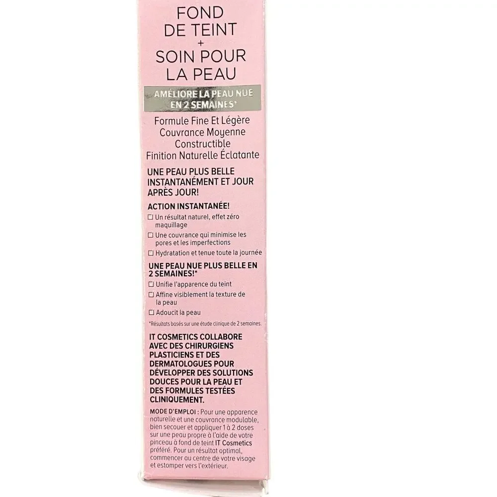 IT Cosmetics Your Skin But Better Foundation + Skincare Rich Cool 50